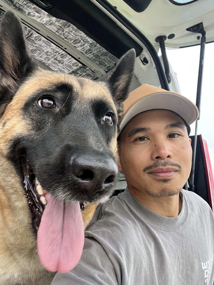 Jay Jamero - Dog Trainer with Belgian Malinois